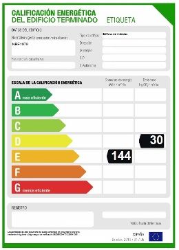 Certificado de eficiencia energética